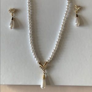 Imitation pearls. Wore on my wedding day.